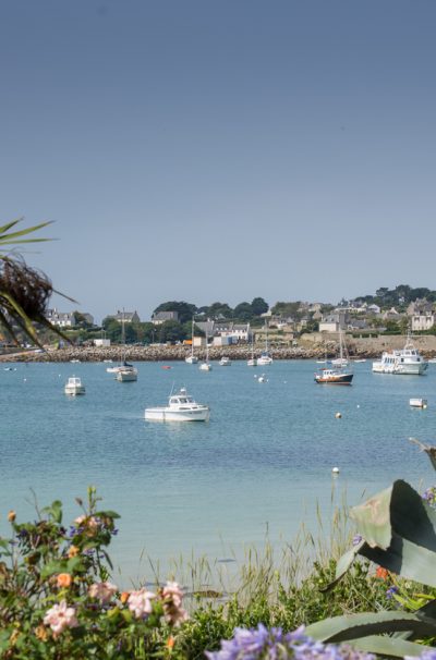 île de Batz en Bretagne, accessible par bateau uniquement.